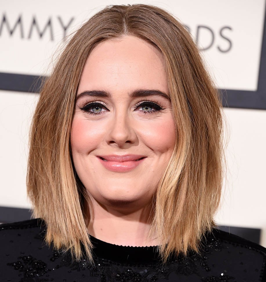 Adele arrives at The 58th GRAMMY Awards at Staples Center on February 