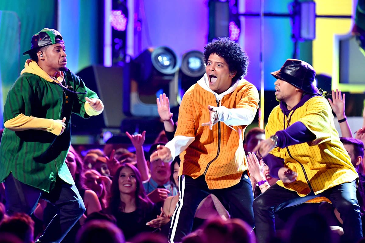 Bruno Mars and Cardi B bring the joy with Finesse performance at the Grammys