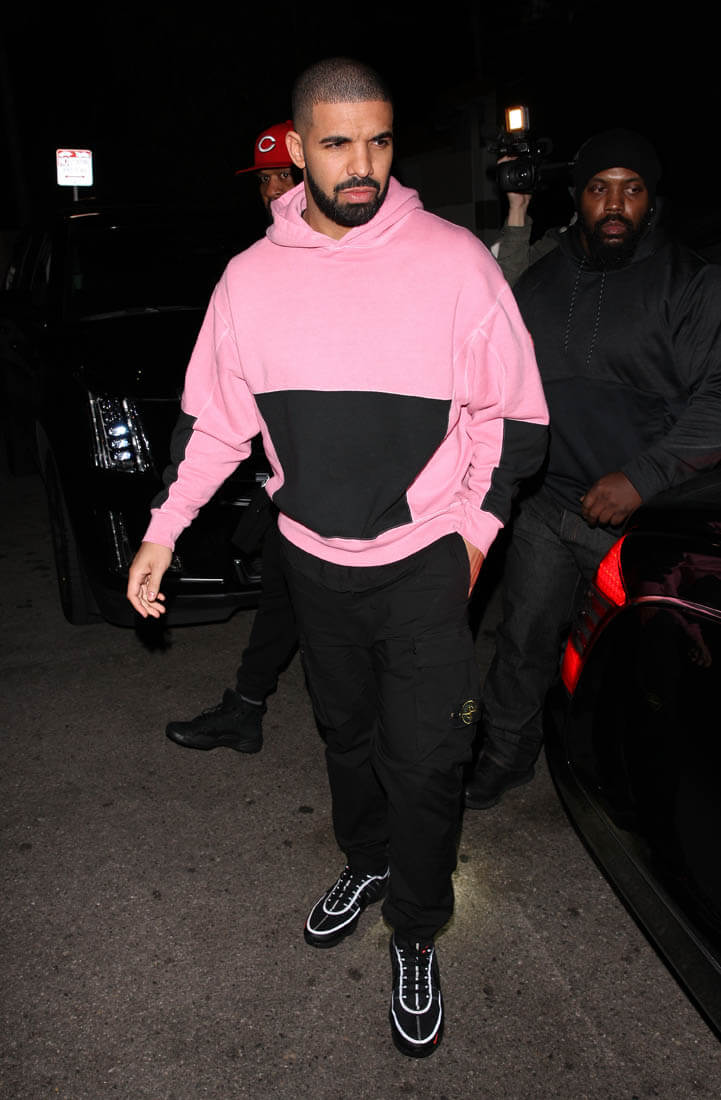 drake pink jacket