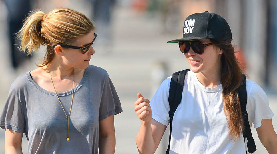 Ellen Page and Kate Mara go for a walk in New York|Lainey ...