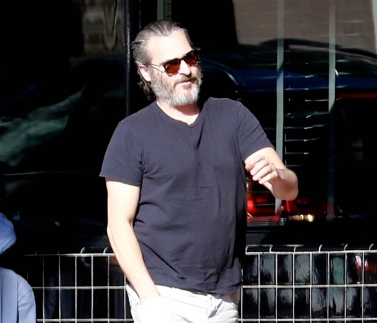 Joaquin Phoenix out in LA as it's reported he could be the next Joker in standalone movie