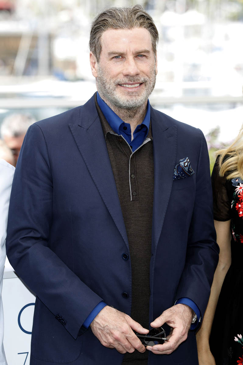 John Travolta’s Cannes hair and Cannes moves
