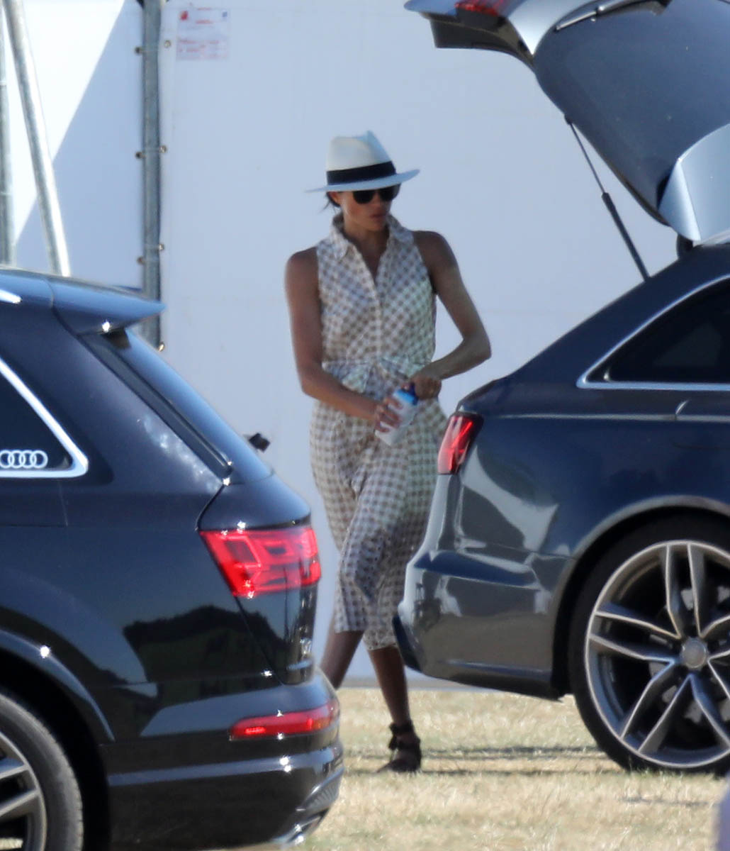Meghan Markle and Serena Williams attend Prince Harry's Audi Polo Challenge