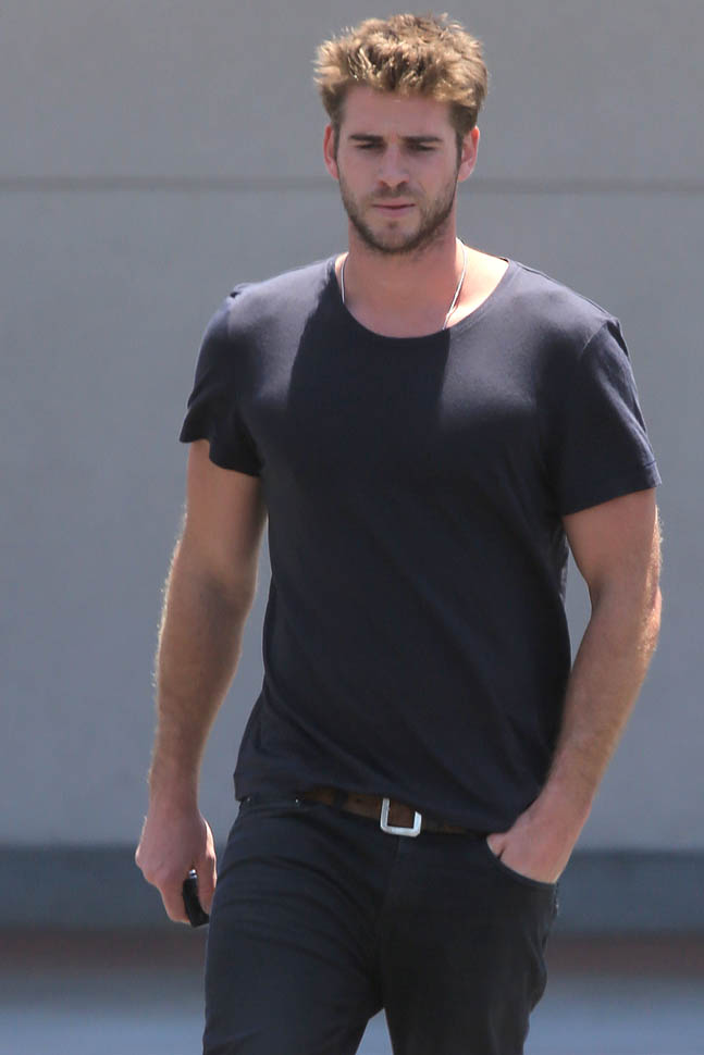 Liam Hemsworth Looks Good While Out In Malibu As Miley Cyrus Is Photographed In Cute Coveralls