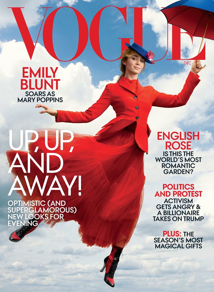 Emily Blunt Covers Vogue As Mary Poppins And Intro For November