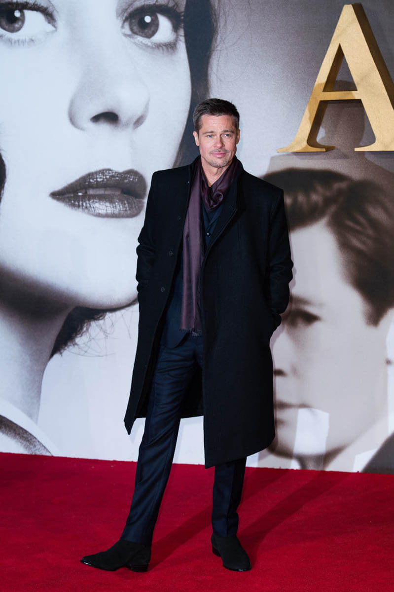 Brad Pitt Looking Lean And Stylish At The Uk Allied Premiere