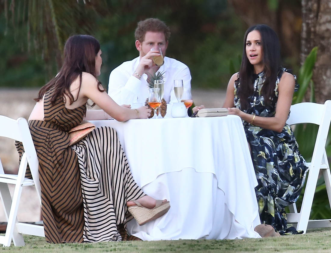 Prince Harry and Meghan Markle very much together at friend's wedding in Jamaica