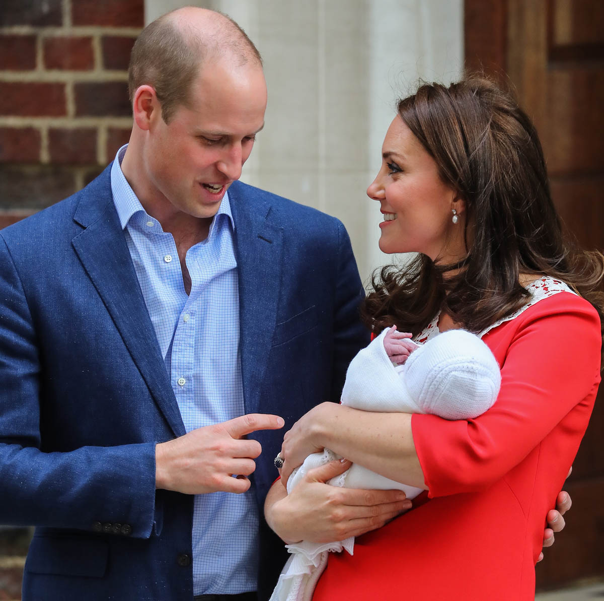 Prince William and Catherine name newborn son Louis Arthur Charles