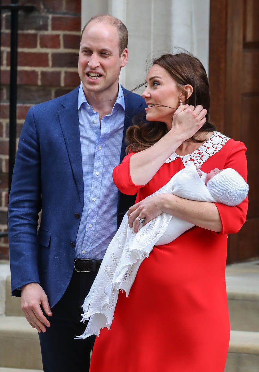 Prince William and Catherine name newborn son Louis Arthur Charles