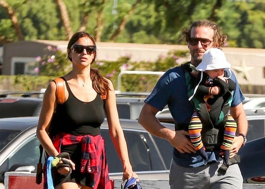 Bradley Cooper spends time with Irina Shayk and their baby while staying quiet about ...