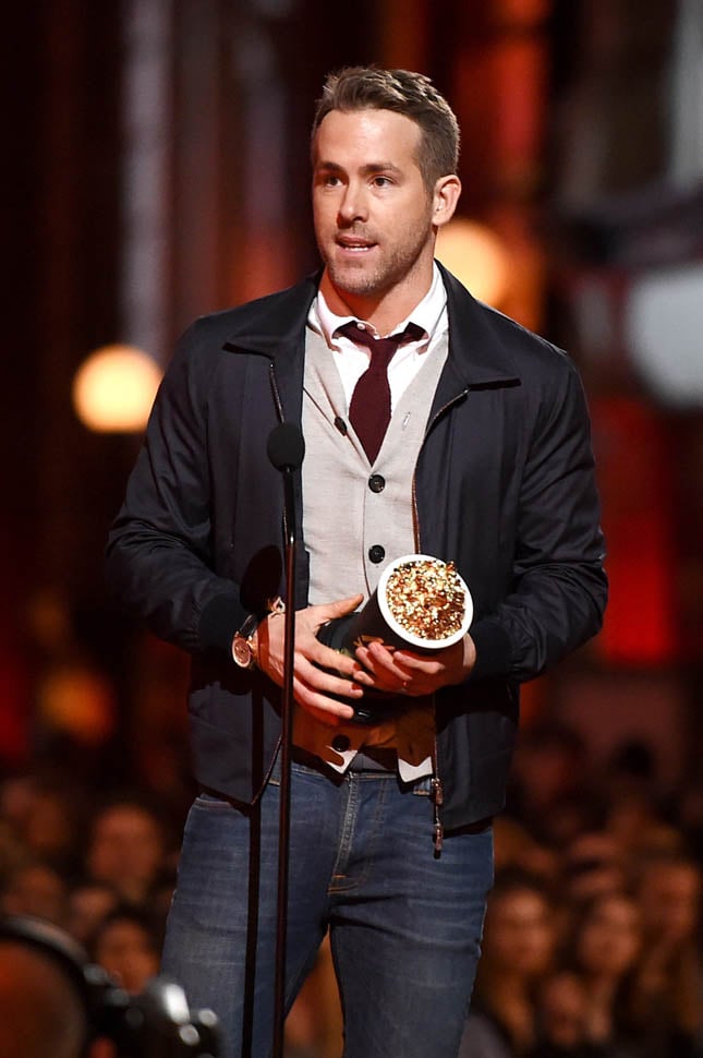 Ryan Reynolds Is A Hot Dad At Mtv Movie Awards For Deadpoollainey Gossip Entertainment Update 