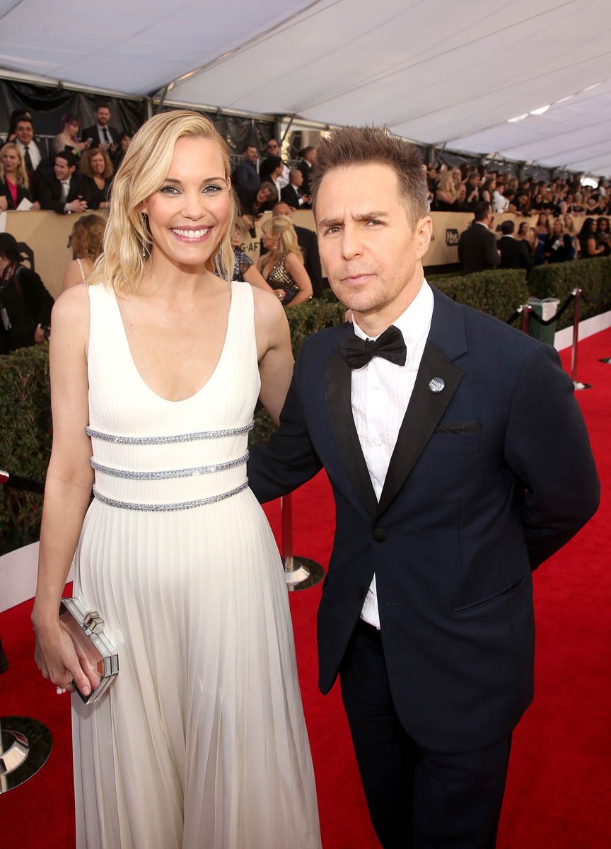 Sam Rockwell And Leslie Bibb At The 2018 Sag Awards