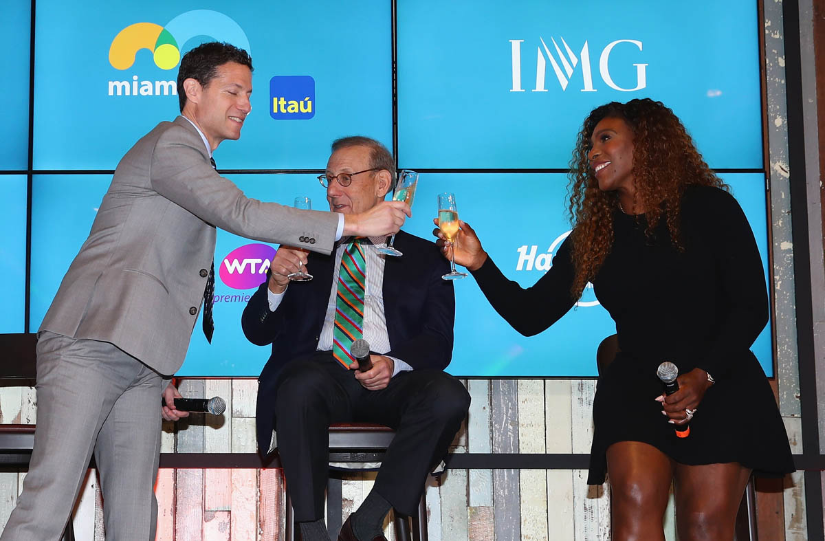 Serena Williams Attends 2018 Miami Open Hard Rock Stadium Ground Breaking Ceremony 5742