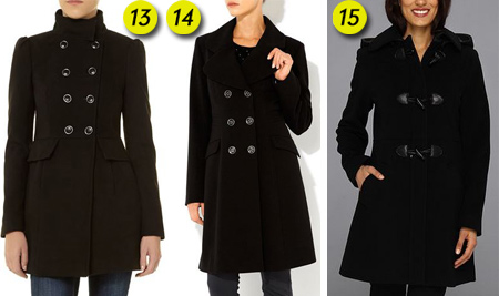 Sasha Finds: Black Coats under $125