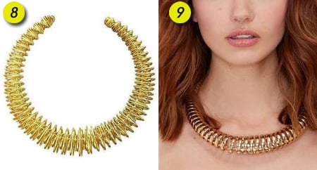Sasha Finds: Gold Collar Necklaces