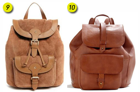 Sasha Finds: Leather Backpacks