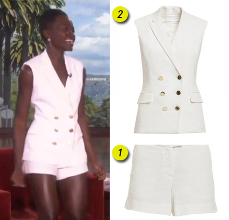 Sasha Finds: Lupita’s Ellen and Letterman Outfits