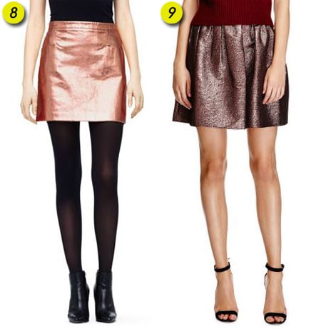Sasha Finds: Holiday Fashion – Metallic Skirts