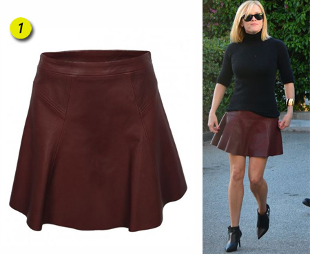 Sasha Finds: Reese’s leather skirt and outfit