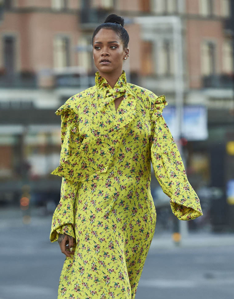 Rihannas Yellow In Stockholmlainey Gossip Lifestyle 
