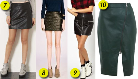 Sasha Finds: Leather skirts under $300 