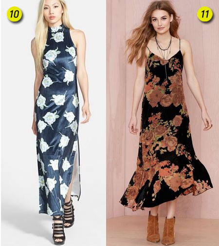 Sasha Finds: Velvet Dresses