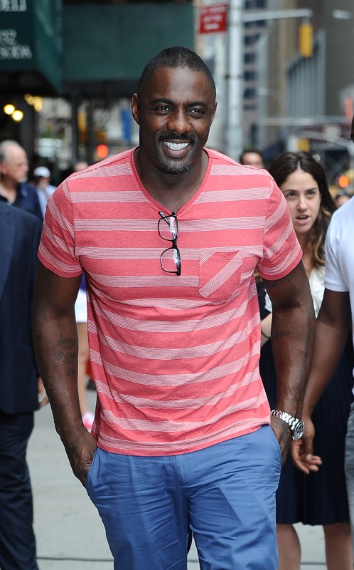 Idris Elba kicks off his summer at Letterman|Lainey Gossip ...