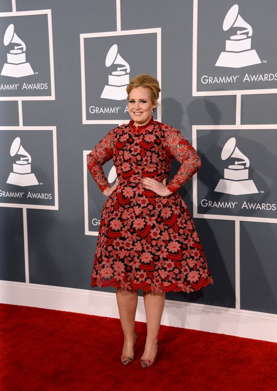 adele grammy dress