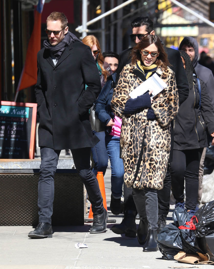Alexa Chung And Alexander Skarsgard Photographed Together In New York 