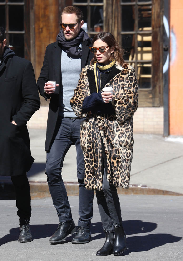 Alexa Chung And Alexander Skarsgard Photographed Together In New York 