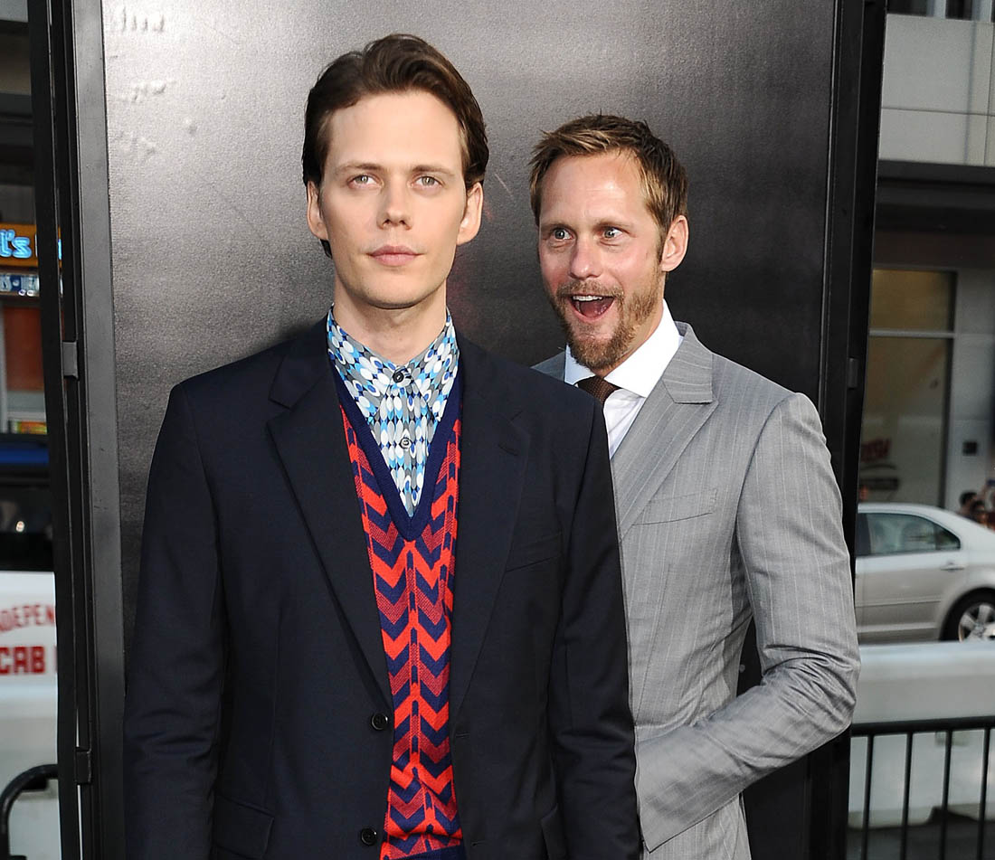 Alexander Skarsgard supports brother Bill at It premiere