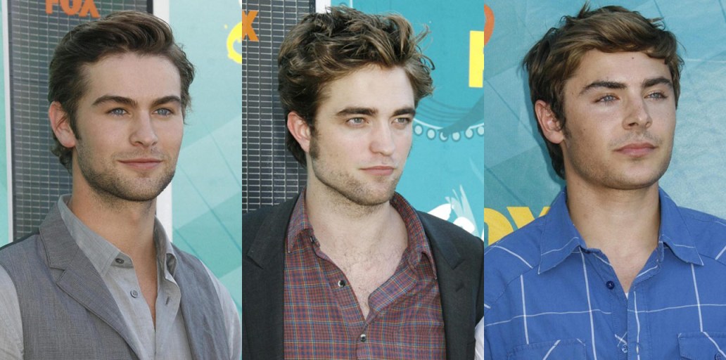 Chace Crawford Zac Efron and Robert Pattinson look at the same at Teen ...