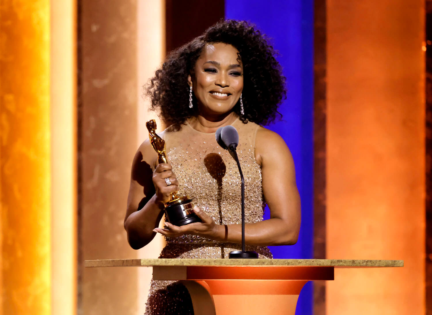 Angela Bassett gave a magnificent speech at the Governors Awards where