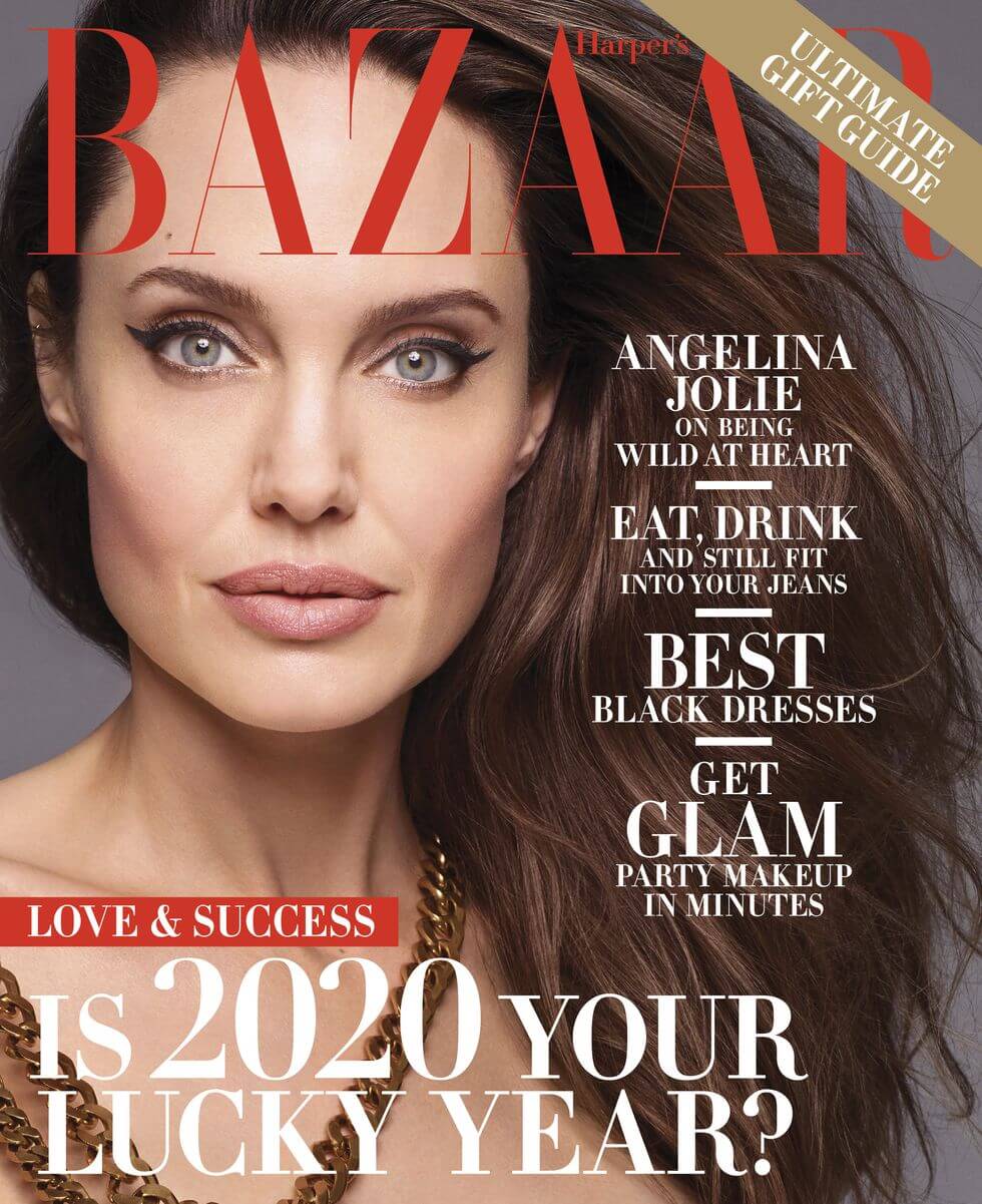 Analysis Of Angelina Jolie Cover Interview In Harper S Bazaar December Issue