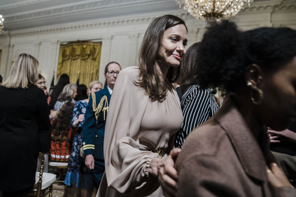 Angelina Jolie Supports Violence Against Women Reauthorization Act