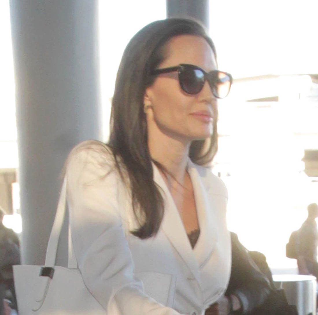 Angelina Jolie In London With The Kids - Lake Diary