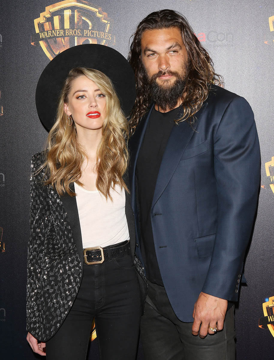 Amber Heard and Jason Momoa present Aquaman at CinemaCon