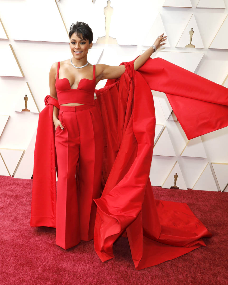 Ariana DeBose Wows on Oscars 2021 Red Carpet with Pre-Show Co-Host Lil Rel  Howery: Photo 4547533, 2021 Oscars, Ariana Debose, Lil Rel Howery, Oscars  Photos