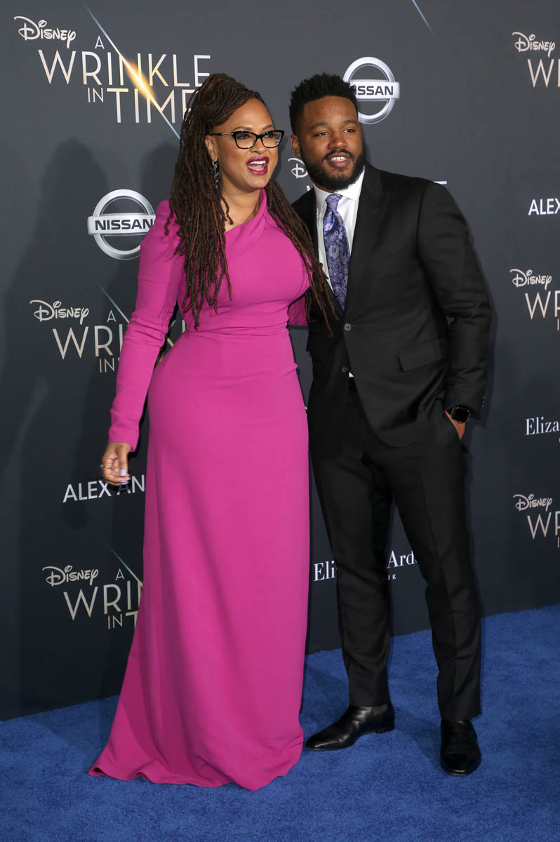 Ryan Coogler supports Ava DuVernay at A Wrinkle In Time Hollywood premiere