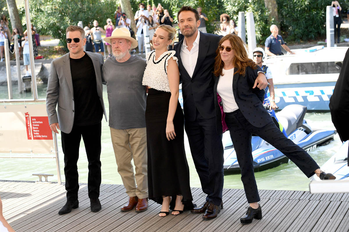 Jodie Comer Joins Matt Damon & Wife Luciana at 'The Last Duel' Premiere in  NYC, Jodie Comer, Luciana Damon, Matt Damon, The Last Duel