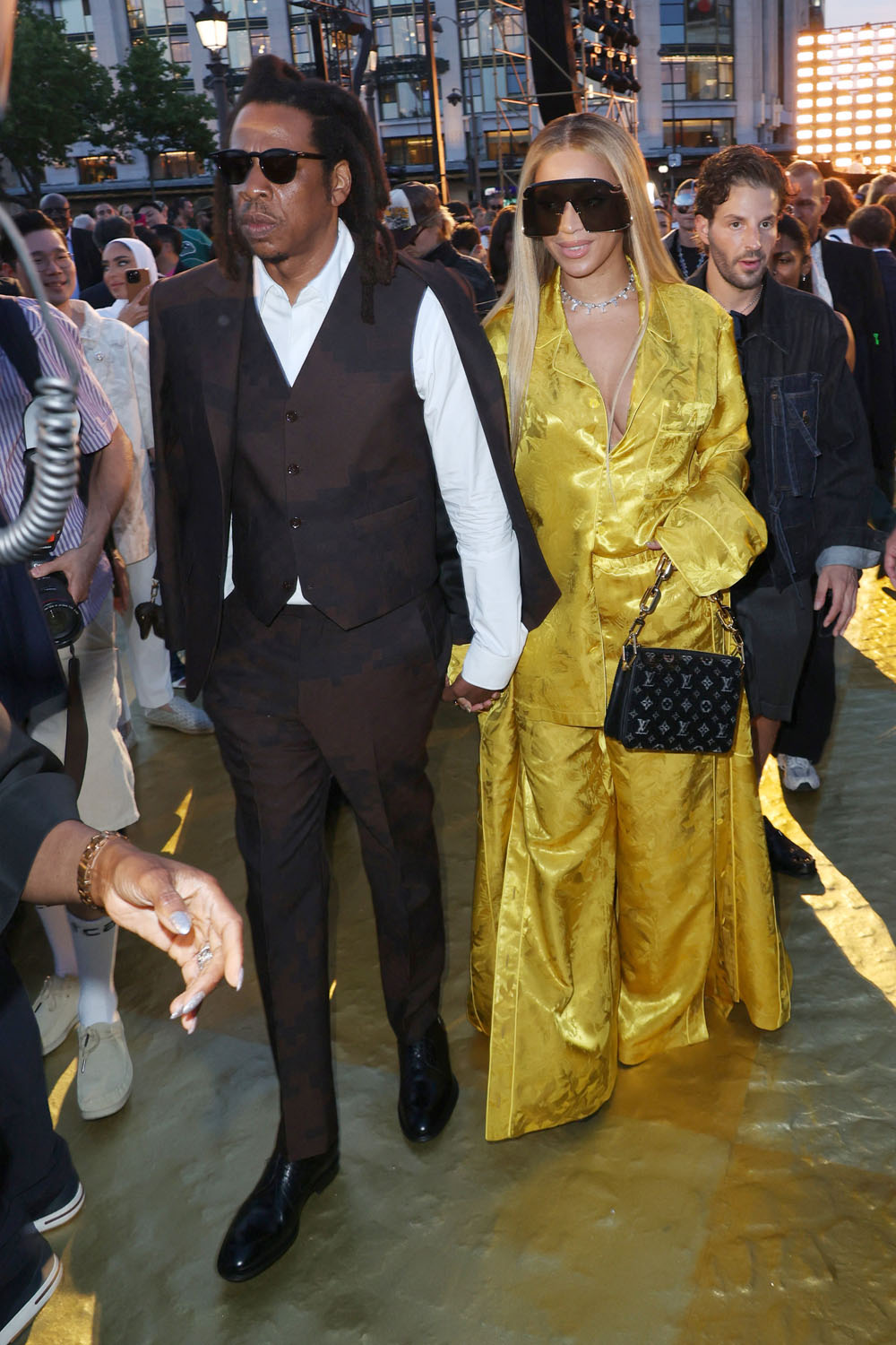 Black creatives, including Beyoncé, Rihanna, and Zendaya, were the big  story at Pharrell's Louis Vuitton show in Paris