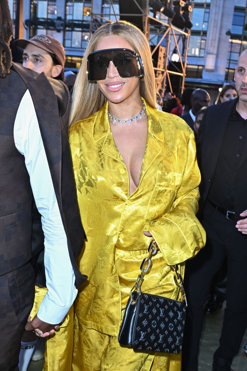Zendaya and Beyoncé Share Sweet Interaction at Pharrell's Louis Vuitton  Show in Paris