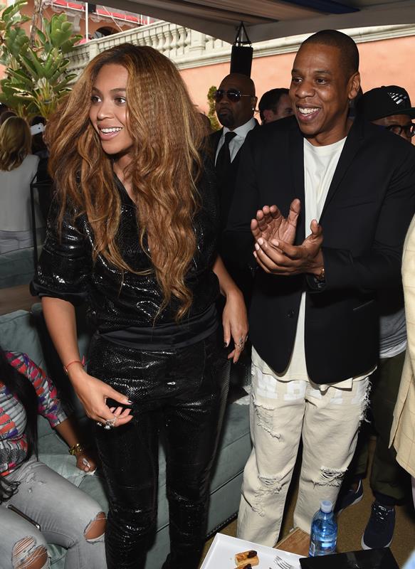 Beyonce and JayZ at Roc Nation pre-Grammy brunch|Lainey Gossip ...