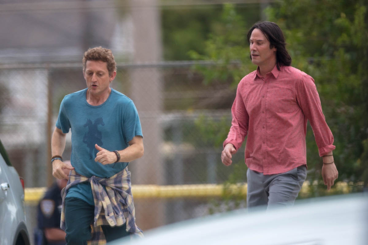 Keanu Reeves and Alex Winter on set of Bill & Ted Face the Music in New Orleans1200 x 800