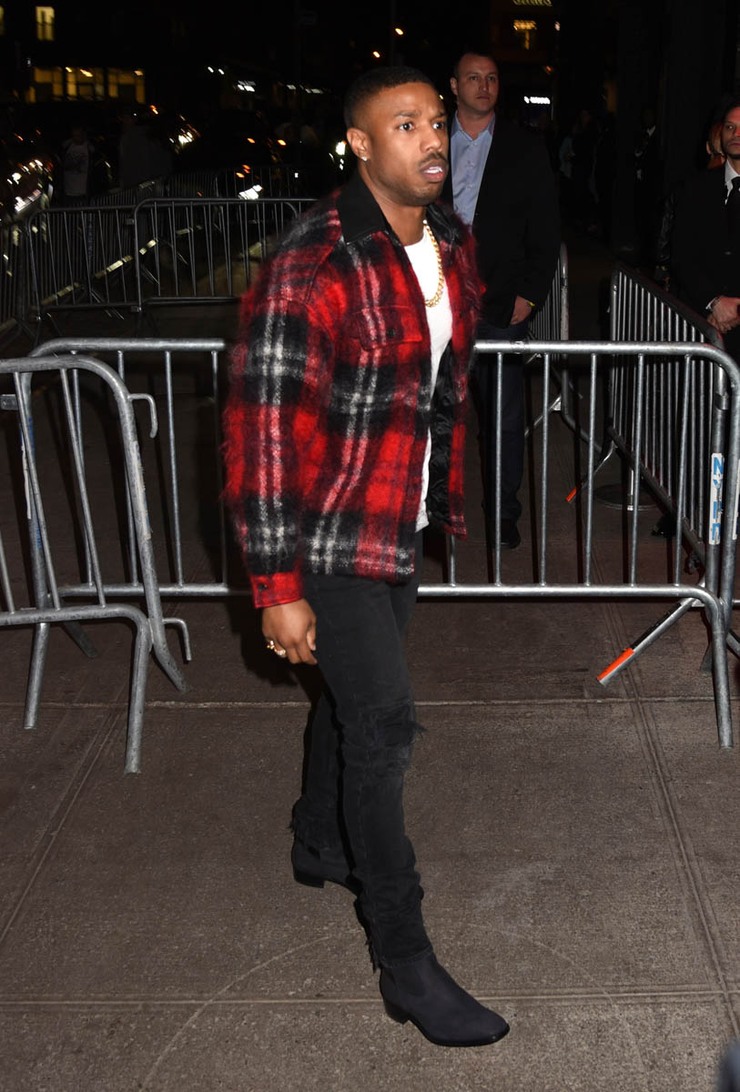 Michael B. Jordan at the Met Gala Afterparty