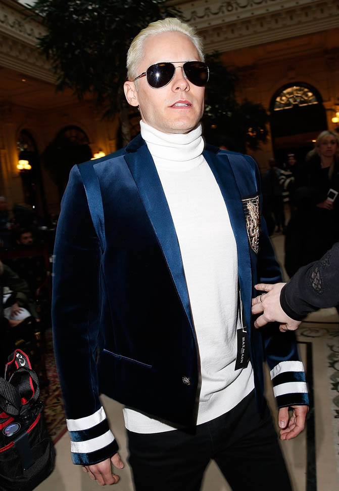 Jared Leto's short hair is now bleached|Lainey Gossip Entertainment Update