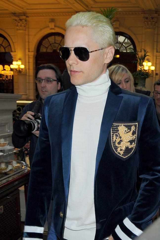 Jared Leto's short hair is now bleached|Lainey Gossip Entertainment Update