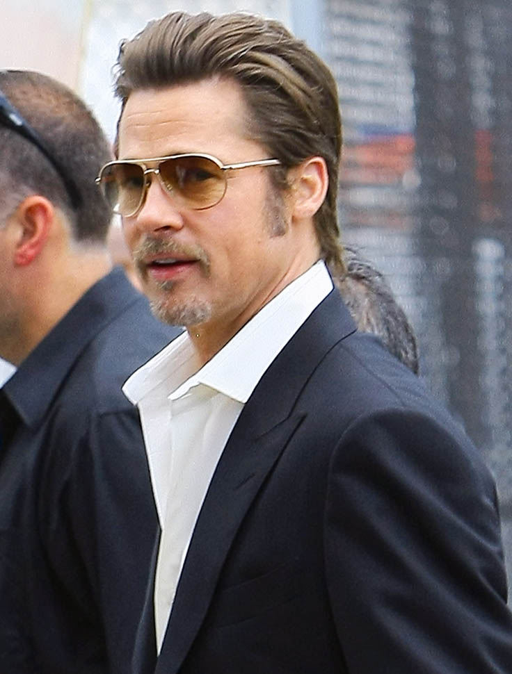 Brad Pitt and Leonardo DiCaprio Are Shooting a New Movie or a Balenciaga Ad  Campaign