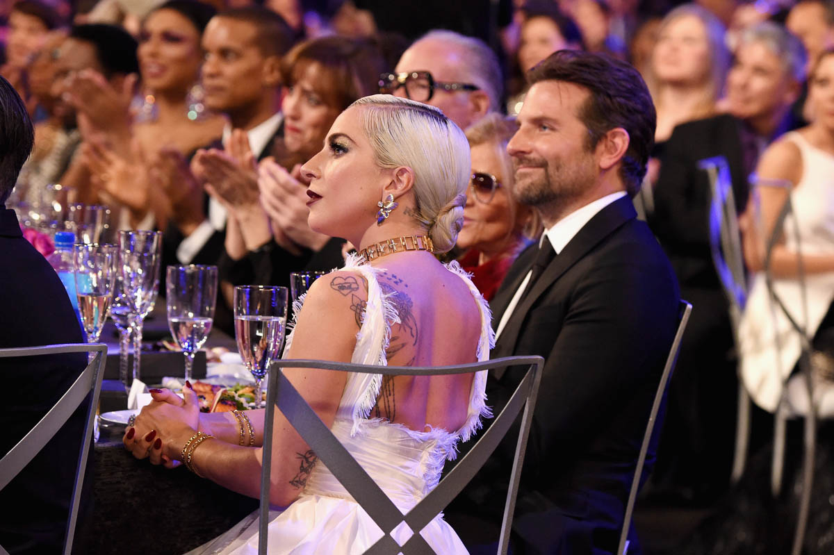 Lady Gaga and Bradley Cooper attend SAG Awards and perform Shallow in Vegas1200 x 799