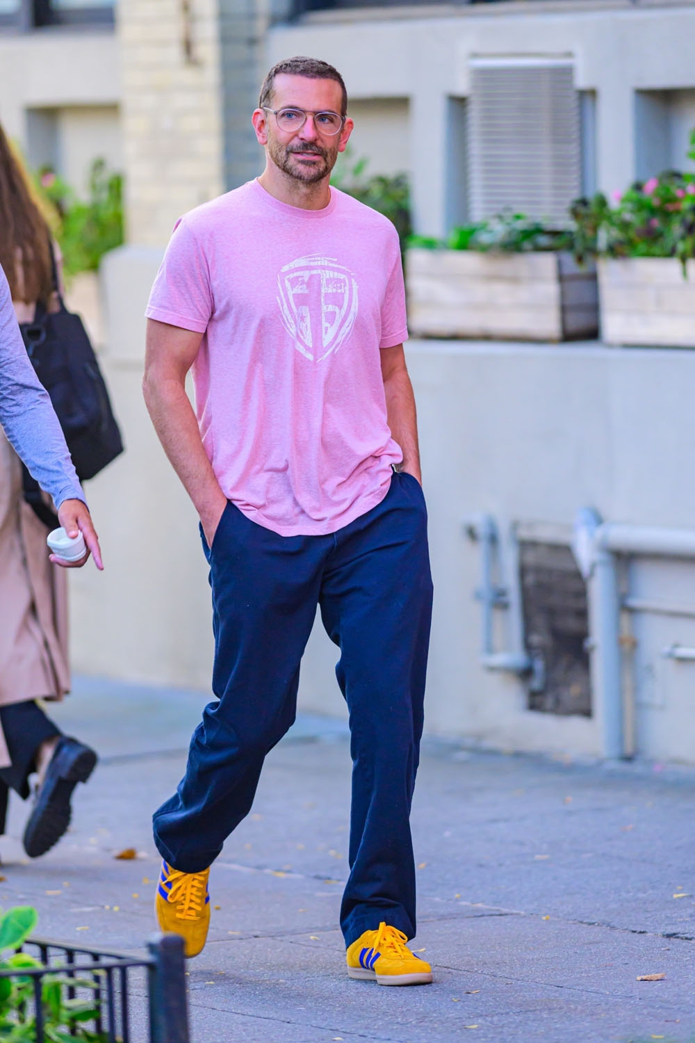 Gigi Hadid and Bradley Cooper seen wearing the same Guest in Residence x  Adidas shoes on separate occasions, seemingly confirming their relationship